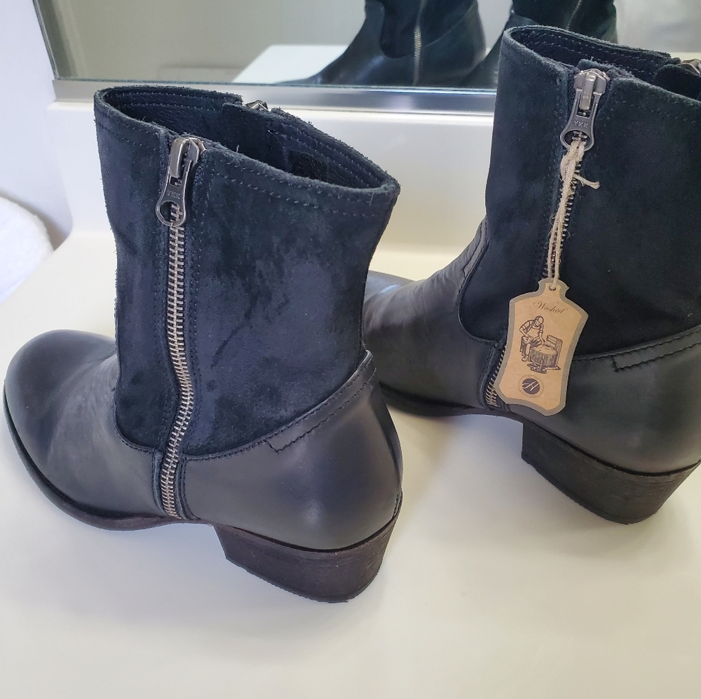 H BY HUDSON Riley Zip-Up Ankle Bootie - Picture 6 of 12